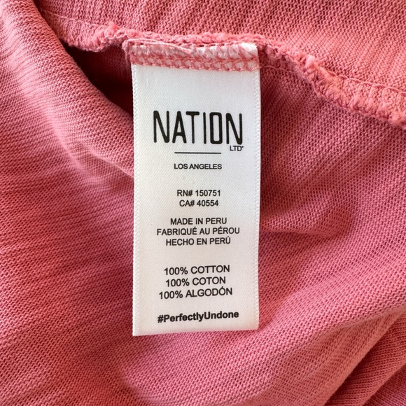 NATION LTD • Daniella Combo Party Tee in Geranium - Picture 10 of 13